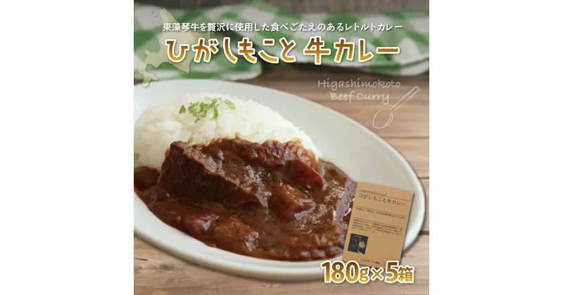 【ふるさと納税】 ひがしもこと牛カレー（5箱入） 【 ふるさと納税 牛肉 牛 肉 カレー カレーライス レトルトカレー レトルト食品 レトルト 国産 北海道 大空町 送料無料 】 OSM004