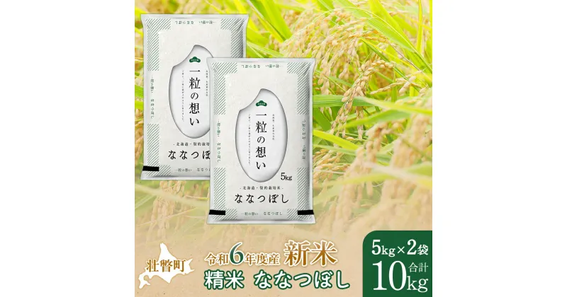 【ふるさと納税】【新米】【令和6年産米】北海道壮瞥産 ななつぼし 5kg×2袋 米 北海道米 ななつぼし 【 ふるさと納税 人気 おすすめ ランキング 新米 米 お米 コメ こめ ななつぼし 精米 白米 ごはん ご飯 壮瞥産 北海道 壮瞥町 送料無料 】 SBTE034