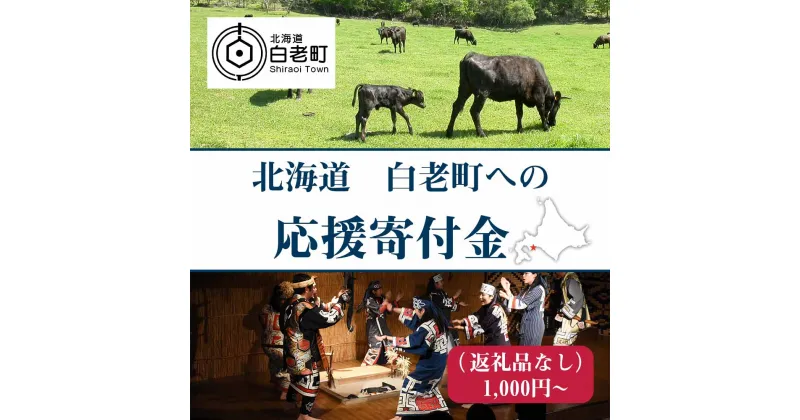 【ふるさと納税】北海道 白老町☆応援寄付金☆【返礼品なし】寄付のみ 返礼品なし 北海道ふるさと納税 白老 ふるさと納税 北海道