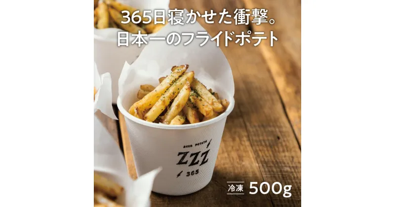 【ふるさと納税】冷凍フライドポテト 500g/パック 熟成 365日寝かせた フライドポテト専門店 フードトラック ジャガイモ エイジド ZZZ365( ジージーサンロクゴ) お取り寄せ グルメ 国産 北海道 厚真町 【送料無料】