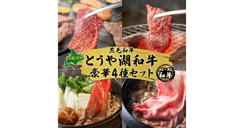 【ふるさと納税】北海道 とうや湖和牛 焼き肉 肩バラ 三角バラ すき焼き 肩 ロース モモ 黒毛和牛 霜降り カルビ もも 和牛 A4ランク 幻の和牛 ブランド牛 牛肉 焼肉 とうや湖農業協同組合 送料無料　定期便・洞爺湖町