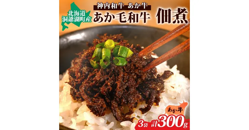 【ふるさと納税】〈スペシャル〉あか毛和牛佃煮3個セット　肉の加工品・牛肉・お肉