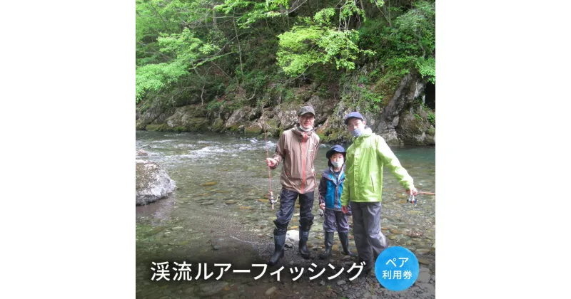 【ふるさと納税】渓流ルアーフィッシング【体験チケット】体験 チケット 自然 川 釣り 北海道 日高町