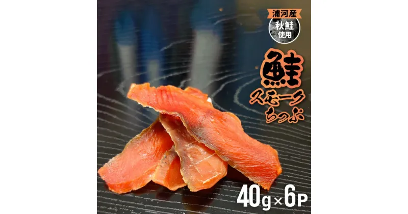 【ふるさと納税】北海道日高産 さけスモークちっぷ(40g×6P)[25-1289]