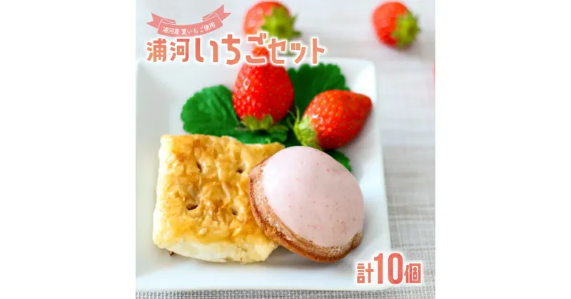 【ふるさと納税】浦河の老舗菓子店の『浦河いちごセット』(計10個入)[31-1357]