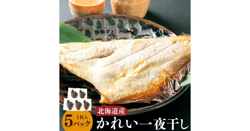 【ふるさと納税】【丸富水産】北海道産 かれい一夜干しセット　5パック | 魚 お魚 さかな 食品 人気 おすすめ 送料無料