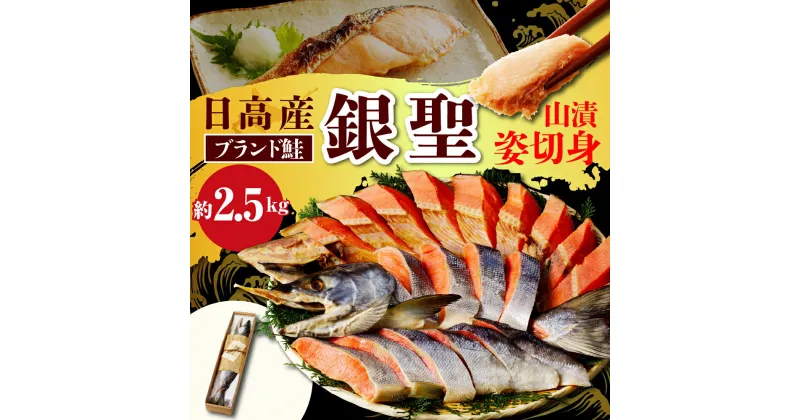 【ふるさと納税】 鮭 銀聖鮭 山漬 姿 切身 2.5kg / サケ さけ しゃけ シャケ ブランド鮭 銀鮭 銀聖 銀毛 銀毛鮭 ブランド鮭 塩鮭 塩漬 塩漬け魚 魚介類 魚介 焼き魚 焼魚 ムニエル 姿 切り身 大容量 海鮮 海の幸 海産物 北海道産 国産 北海道 えりも町