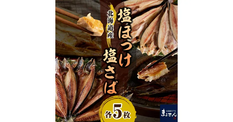 【ふるさと納税】塩ほっけ 塩さば セット 各 200g × 5枚 計2kg / ほっけ ホッケ 真ほっけ さば サバ 鯖 開き 干物 ひもの 一夜干し 小分け 便利 真空パック 個包装 冷凍 焼魚 焼き魚 魚 水産加工品 魚介 海鮮 海の幸 海産物 新鮮 国産 北海道産 北海道 えりも町