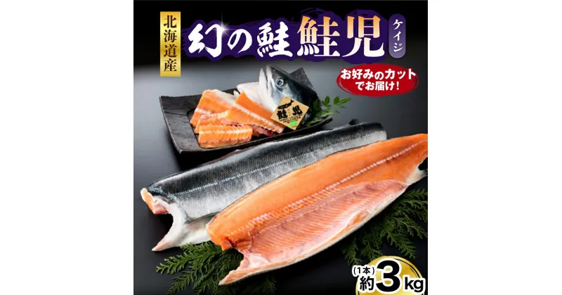 【ふるさと納税】幻の 鮭 鮭児 約3kg お好みのカットでお届け / 鮭 サケ シャケ 塩鮭 塩漬 塩漬け 山漬け 魚 魚介 業界類 海鮮 海産物 冷凍 冷凍便 お取り寄せ グルメ 国産 北海道産 北海道 えりも